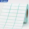 Papel de Etiqueta Térmica 40X30 Versão Horizontal de Linha Dupla Papel de Etiqueta Térmica Triplo Prova Papel de Etiqueta Térmica Autoadesivo Papel para Impressão de Código de Barras Papel Térmico
