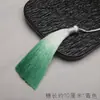 10cm marcador de página com pingente de borla degradê acessórios para roupas acessórios grande preço excelente espiga para pendurar decoração de nó chinês