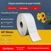 Etiquetas Autoadesivas de Papel Couchê 60X30 Etiquetas Digitais Papel para Etiquetas Amazon Adesivos de Selagem Código de Barras