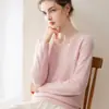 Suéter de cachemira para mujer, nueva colección otoño e invierno, prêt-à-porter premium, suéter de punto con cuello en V 100% cachemira pura, capa interior de moda