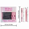 Popular juego de pegamento para comercio exterior 100 piezas, maquillaje de ojos de chica hot mestiza, rizado y fijación, ojos profundos y grandes, pestañas postizas transfronterizas