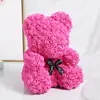 Oferta EspecialOso de Espuma de Polietileno Oso Rosa Flor Eterna Regalo para el Día de la Madre Cumpleaños Flor Artificial 520