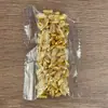 Lingotes de plástico, barras de ouro, acessórios especiais para as sementes de melão douradas Ruyi, pote Bafu, tigela do tesouro, preenchimento para porta-retratos, pequenos acessórios e ornamentos
