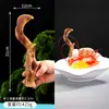 Plato Retro Chino de Bambú Forma de Cruz para Té y Bocadillos Plato para Bocadillos y Pasteles Posavasos para Taza Portavasos Bandeja de Bambú Tejido para Poner en la Mesa