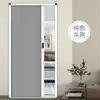 Porta Dobrável Porta de Correr Divisória Cozinha Banheiro Varanda Sem Instalação Porta Retrátil Simples