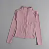 Nuevo Abrigo de Fitness para Mujer Ajustado de Secado Rápido Protector Solar Adelgazante Top de Manga Larga Profesional para Correr Entrenamiento Deportivo Ropa de Yoga