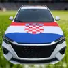 Productos Copa Mundial 2026 EE. UU., Canadá y México Bandera de Coche de Croacia Cubierta para Espejo de Coche Cubierta para Capó de Coche Cubierta para Compartimento del Motor