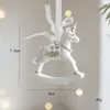 Novos Produtos Transfronteiriços Meias com Sino Tridimensional Cavalo Vermelho Pingente de Resina Enfeites de Árvore de Natal Decoração de Feriado Presentes