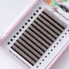 Pestañas Postizas Injertadas Flor Dios 5D Color Caramelo con Múltiples Pestañas de Cabello de Hada de Dibujos Animados que No se Desprenden Pestañas Postizas Injertadas de una Sola Raíz