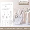 Suplemento alimenticio cuchillo bebé especial cuchillo de cerámica pelador hogar Juego completo cuchillo de cocina tabla de cortar traje dos en uno generación cabello