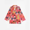 Pijama con temática de perro estilo Ins para niñas, Ropa de estar de algodón puro para primavera y otoño, Lindo pijama tipo cárdigan famoso en Internet para bebés