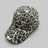 Boné de Baseball Americano Street Style para Primavera e Verão, Estampa de Leopardo Camuflado Cor Sólida, para Homens e Mulheres, Proteção Solar, Chapéu Retro Personalizado com Aba, Atacado
