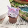 Acessórios de Resina DIY Desenho Animado Tridimensional Pequeno Europeu Vaso de Flor Grampo de Cabelo Capa de Celular Corrente de Sapato Pingente Chaveiro Acessórios