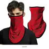 Máscara facial de triángulo colgante para oreja con patrón Mang de camuflaje de Spider-Man, bufanda de verano para protección solar de calavera de motocicleta al aire libre