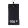 Toalha de golfe magnética quente transfronteiriça material waffle logo bordado em computador cor spot enviado rápido