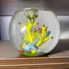 Linternas Mini Esmaltadas, Paisajismo para Acuarios, Imanes Creativos para Refrigerador Bo Niu, Paisajes Acuáticos, Mundo Submarino, Esmalte de Zibo