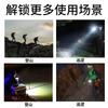 Luz LED de alta potencia para pesca nocturna al aire libre, luz de campo, luz fuerte, superbrillante, montada en la cabeza, recargable, batería de litio, faro, venta al por mayor
