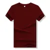 Camisetas de poliéster-algodón hechas a medida con impresión de logotipo, camisetas publicitarias, camisetas de cuello redondo de manga corta, camisetas culturales hechas a medida y uniformes de trabajo de calidad de exportación