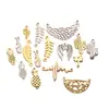 Colgantes de Acero Inoxidable Estilo Bohemio, Accesorios Hechos a Mano para Collares y Pulseras DIY, Varios Diseños de Accesorios para Manualidades