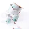 Impressão a Tinta Borda de Botão Fita Floral Não Elástica DIY Acessórios de Cabeça Acessórios de Cabelo Fita Laço Feito à Mão Fita para Caixa de Presente