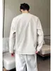 Camiseta de Manga Larga Henley para Hombre Talla Grande Holgada M-5X 2026
