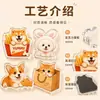 Imanes acrílicos personalizados para refrigerador con celebridades de anime, productos culturales y creativos, y pegatinas magnéticas suaves para la promoción cultural de áreas escénicas de la ciudad