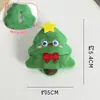 Broche Lindo de Dibujos Animados Adorno de Peluche de Papá Noel Adorno de Árbol de Navidad Reno Accesorios DIY Dulces Accesorios Navideños