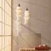 Lâmpada de chão de estilo silencioso clássico italiano para sala de estar moderno minimalista bed & breakfast Restaurante japonês Lustre de seda