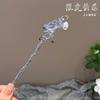 Horquilla de Pelo de Lujo con Borla de Piedra Lunar Cielo Estrellado Nueva para Mujer Estilo Chinoiserie Moderna Horquilla Tocado Estilo Antiguo Estilo Nacional Horquilla