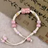 Yuan Xiaohong amantes de joias de cerâmica amigas pulseira fofa pequena fresca barraca lote de presentes fabricantes fornecimento atacado