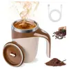 Nuevo Modelo de Taza Mezcladora de Café Totalmente Automática, Taza Magnética Perezosa, Taza de Café con Agitación Magnética para el Hogar, Vaso de Agua de Acero Inoxidable