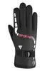 Luvas de esqui quentes com forro de fleece, luvas grossas para homens e mulheres, antiderrapantes, com forro de fleece, à prova de vento, para motociclismo, esportes ao ar livre