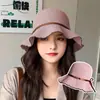 Sombrero para Mujer, Estilo Nuevo, Lindo Sombrero de Protección Solar, Moderno Estilo Coreano Sombrero de Pescador de Protección Solar de Verano, Sombrero Solar UV con Lazo Venta al por Mayor