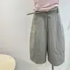Pantalones blancos balloon para mujer, con un corte tridimensional, diseño nítido y elegante, de cintura alta, adelgazantes, relajados, estilo workwear, pantalones cropped