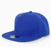 Chapéu de Cinco Painéis com Aba Reta Masculino Logo Personalizado Cor Sólida Hip Hop Street Dance Boné Vendedor de Sucesso Transfronteiriço Boné de Baseball com Aba Reta Estampado