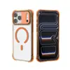 Funda magnética cuadrada para teléfono con airbag para Apple 18PROMAX Moderna 17PRO Tacto piel 13/14 A prueba de caídas 15