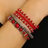 TEMU pulseira masculina feminina estilo boêmio transfronteiriço com pedras de pinho, contas de madeira, acessórios de liga metálica, fio elástico