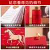 Calendário Criativo Empresa Estilo Chinês Ano de 2026 Cavalo Novo Modelo Calendário de Mesa Madeira Maciça de Alta Qualidade Ornamento de Mesa de Escritório Calendário Mensal Personalização