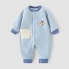 Mameluco para Bebé Ropa de Otoño e Invierno Nuevo Terciopelo Cálido Categoría a Ropa para Gatear Ropa de Bebé Niños y Niñas Salida de Invierno
