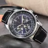 Preço Baixo Seis Pinos Função Completa Quartzo AliExpress Cronógrafo Explosivo Moda Masculino Quartzo Explosivo Pulseira de Couro Relógio