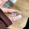 Colar com Pingente Fu Ping An Lock Ruyi Prata Esterlina S925 Feminino Estilo Étnico Retrô Moeda Oca Corrente para Clavícula Versátil