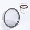 Colador de té Filtro de té Filtro para tetera Filtro de acero inoxidable Filtro de hojas de té Kung Fu Estilo japonés Pequeño Transparente