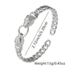Distrito Lu Tendencia de personalidad europea y americana animal cabeza de leopardo pulsera exagerada hip-hop atmósfera de lujo dominante pulsera abierta