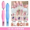 Novo Estilo Ímã para Nail Art Três em Um Ímã Forte em Forma de Cobra em Forma de Coração Destacável Ferramenta Multifuncional para Nail Art