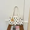 Bolsa de Bolinhas Transfronteiriça Feminina Grande Capacidade 2026 Nova Simples Casual Bolsa de Ombro Bolsa Transversal Bolsa de Trabalho de Nicho