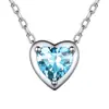 Collar de Amor para el Día de San Valentín Cao Shi Cadena en Forma de O con Forma de Corazón para Mujer Accesorios de Moda Estilo para Combinar Diariamente Collar Dulce