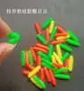 Boia de Pesca com Cabeça Espessada, Boia Marcadora Visível Cilíndrica de Silicone Macio, Boia de Pesca Ampliada para Pesca de Perto e de Longe