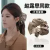 2026 Nuevo Modelo Estilo Igual al de Zhao Lusi "Let Me Shine" Pinza Triangular para el Cabello para Mujer, Pinza de Tiburón para Cabello Grueso, Sensación de Alta Gama
