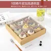 Caja de Picnic de Nueve Compartimentos Caja Desechable para Empaque de Frutas y Pasteles Picnic al Aire Libre Empaque y Distribución de Hot Pot Venta al por Mayor