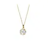 Collar de estrella y luna con circonita individual brillante, una pieza lujosa y única con un toque de alta gama, perfecto para el uso diario y el trayecto al trabajo, un accesorio versátil para dropshipping